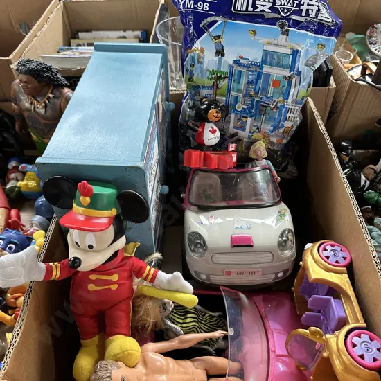 Dolls,toy cars etc