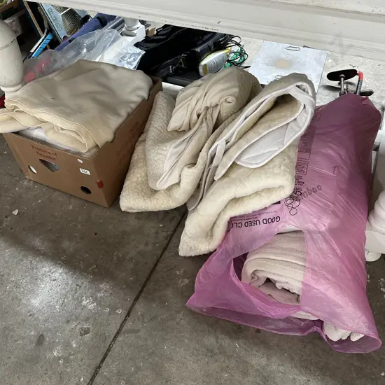 Bay lot of bedding and blankets