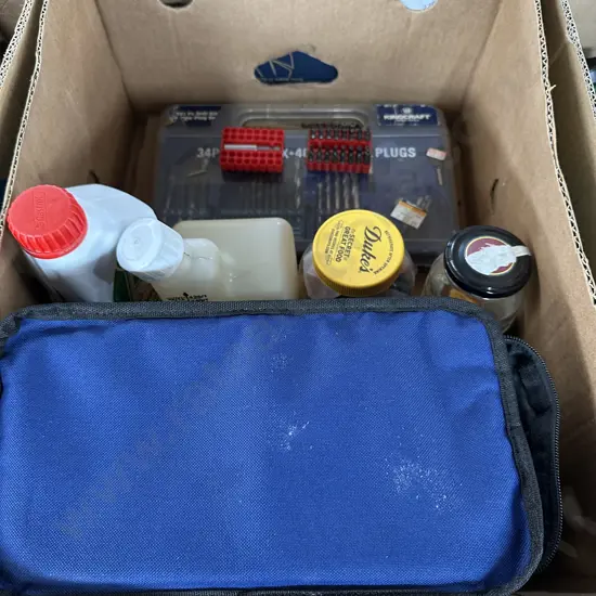 Tool kit and oil etc