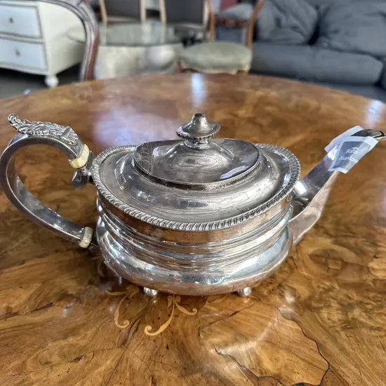 Sterling Silver teapot, London c1818