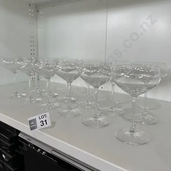 12  Spiegelau Champagne/cocktail saucers