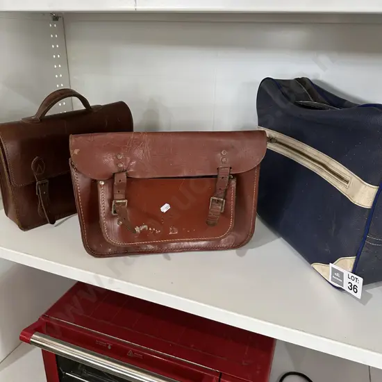 2 leather satchels plus other