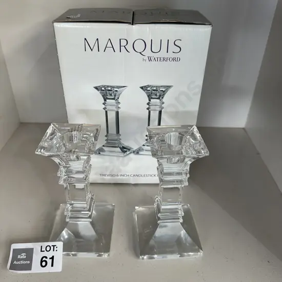 Pr Waterford candle sticks