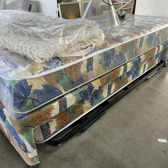 King single bed and trundler