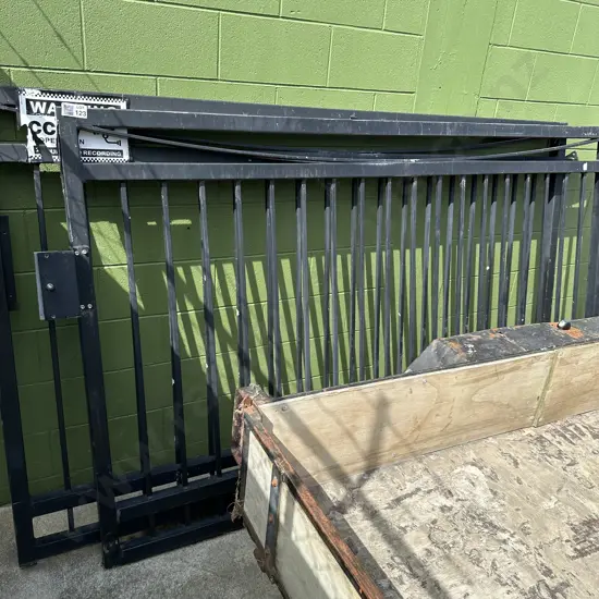 Large steel gates - ex Woodford