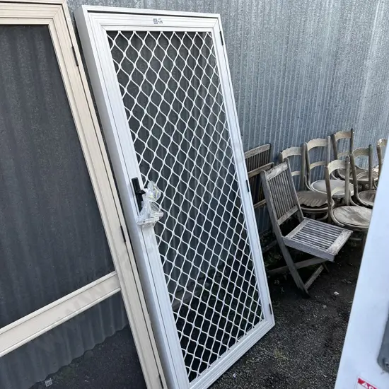 Screen door with frame- no key