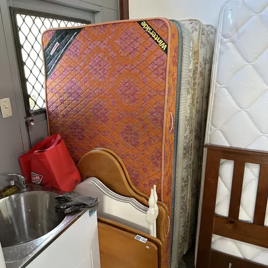 3 single beds - as is