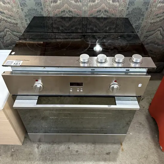 As new F&P wall oven plus used hob