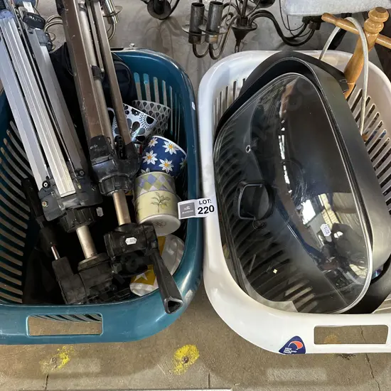 2 laundry baskets full