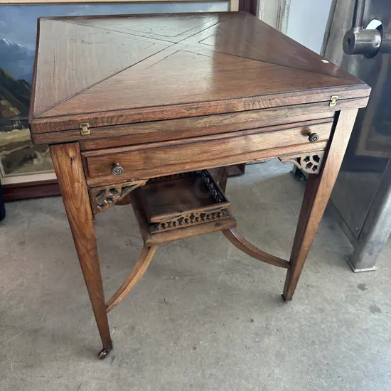 Antique card table