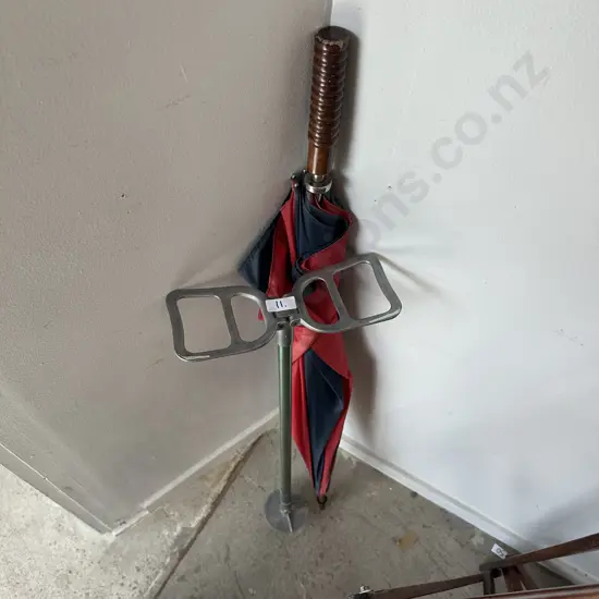 Shooting stick & umbrella