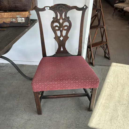 Antique Chippendale style chair
