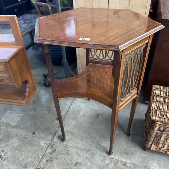 Sheraton revival side table