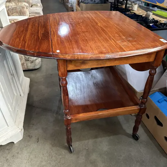 Dropside table/trolley