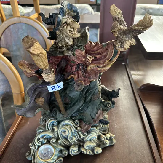 Witch tea light figure 40cm