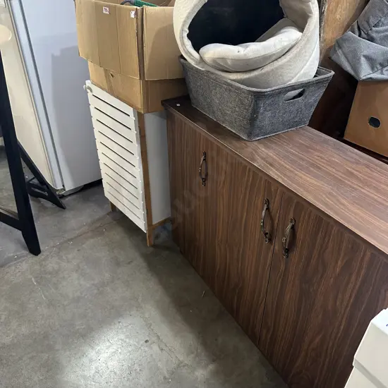 2 cabinets box lot etc