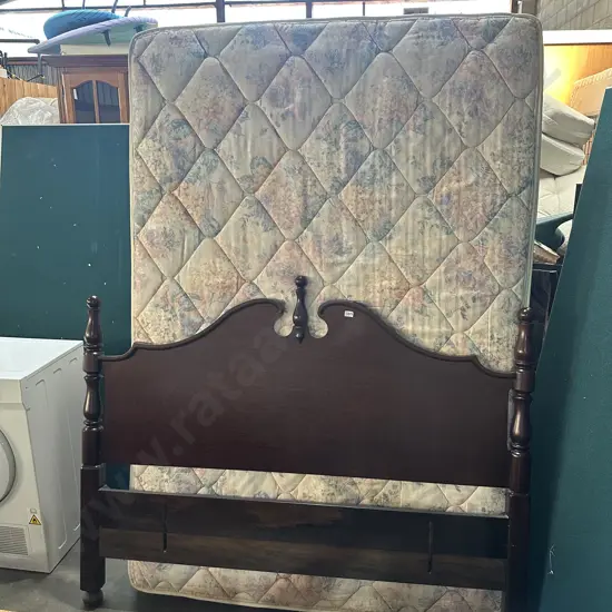 Double bed with Queen headboard