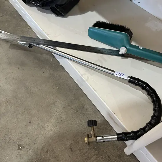 flame thrower, ruler and water brush