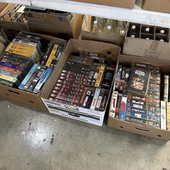 large collection VHS videos