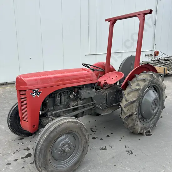 Massey Ferguson tractor (petrol) with Saw bench attachment - restored & working well