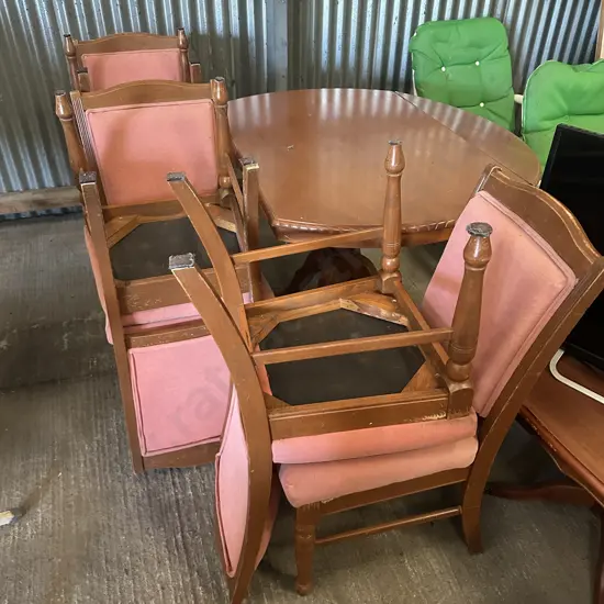 dining table and 6 chairs