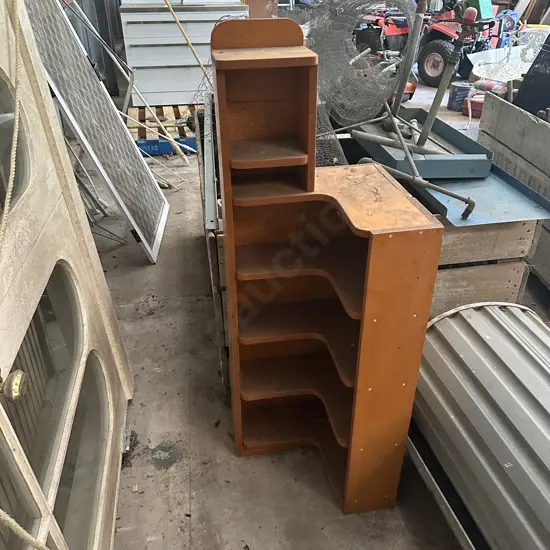 2 wood trellis fence panels plus corner shelf