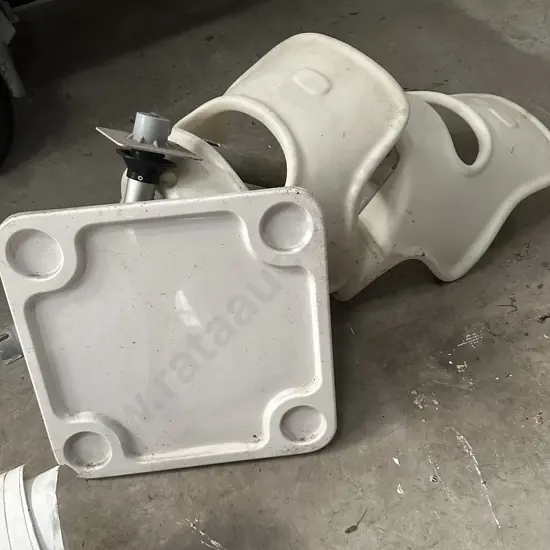 boat seats and table