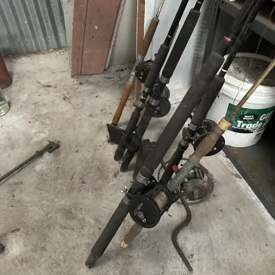 large lot fishing rods (new photo)