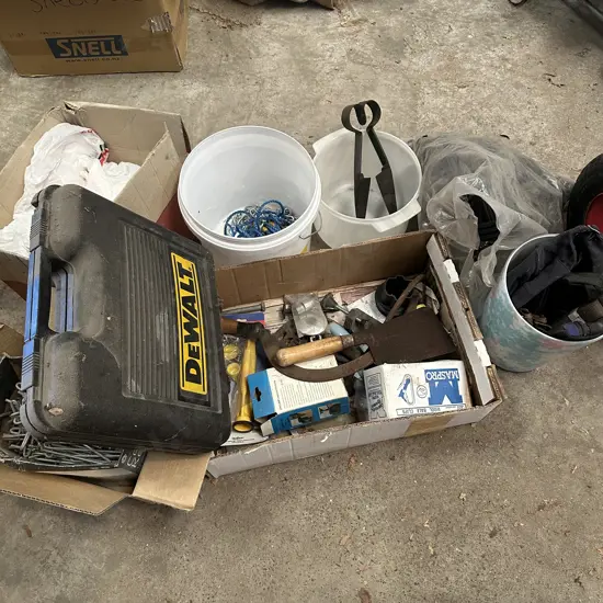 large lot inc drill, cleaver etc