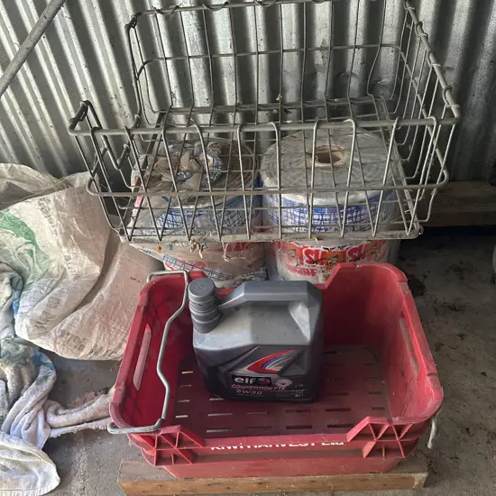 Onion bags and wire rack, bin etc