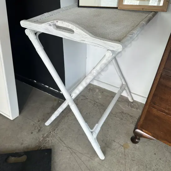 cane patio serving tray