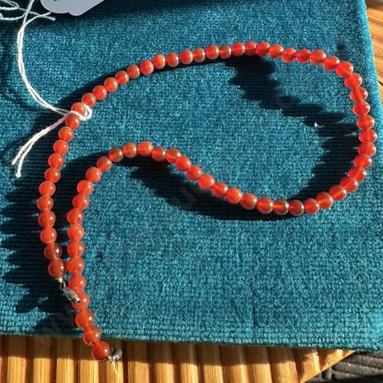 Carnelian necklace 40cm