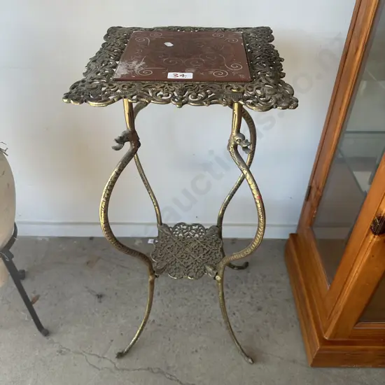 brass plant stand