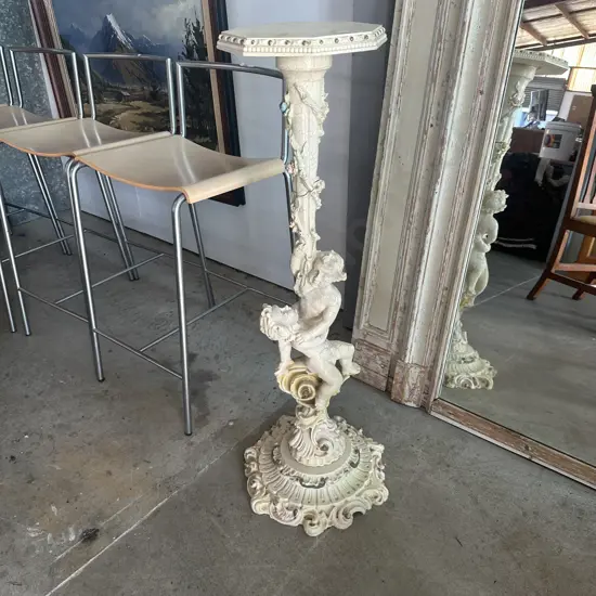 Heavy Decorative plant stand (has repair)