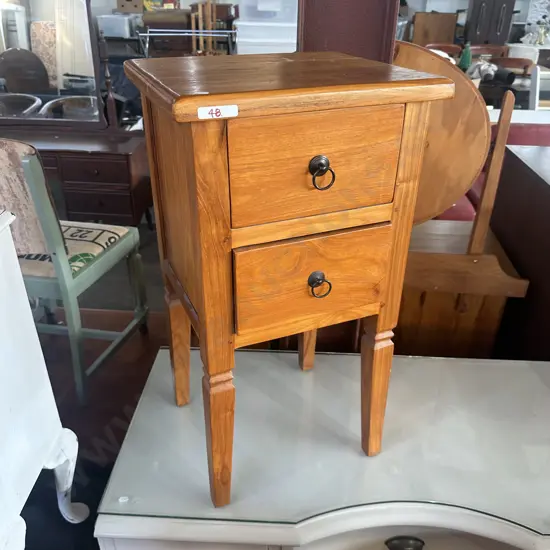2 drawer side cabinet