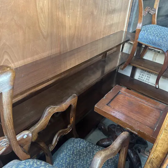 Solid wooden corner bookcase