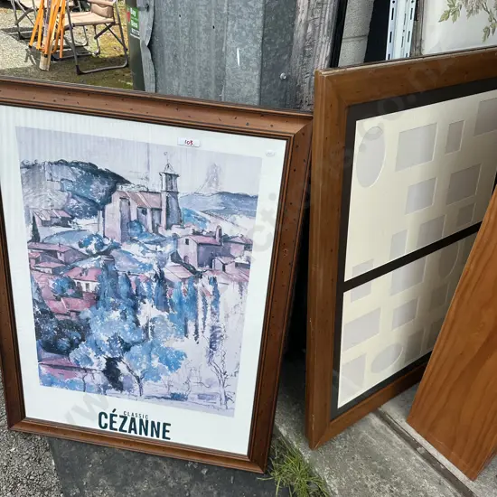 1 picture and two photo frames