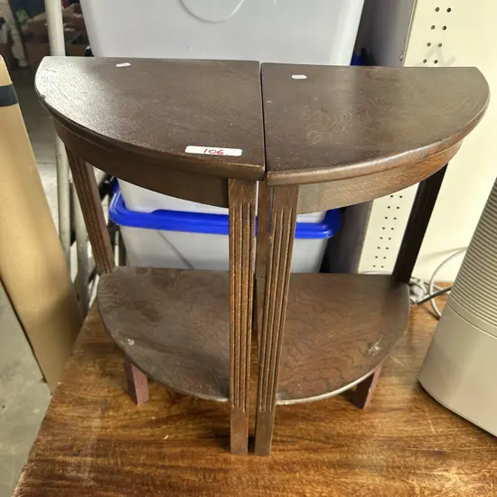 Pr Oak side tables - modified