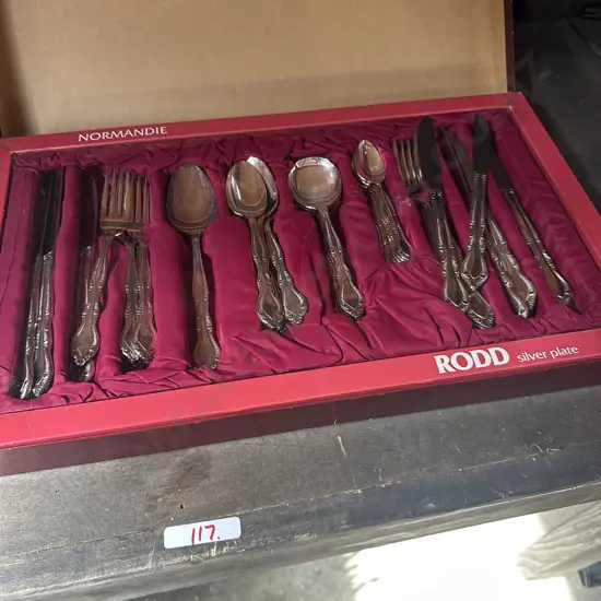 Boxed Rodd silverware