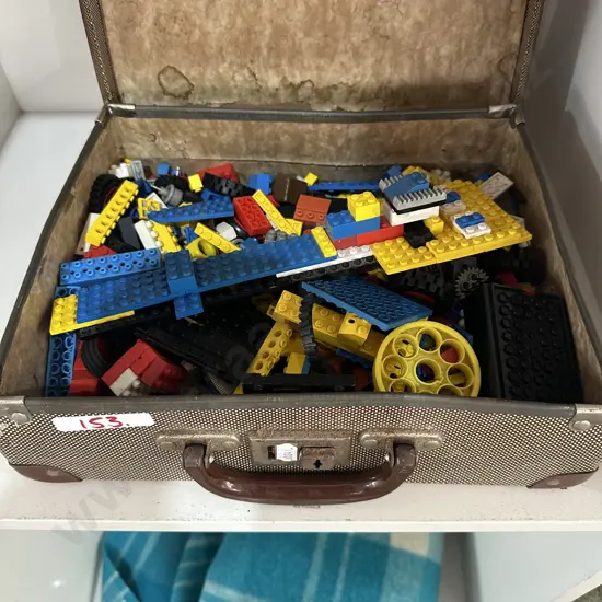 small suitcase of Lego