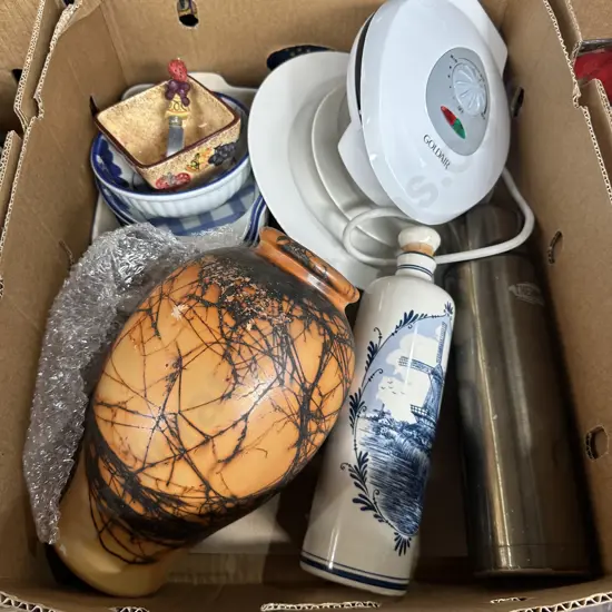 Pottery vase,baking dishes and plates etc.