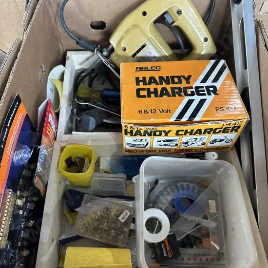 Batery charger, Jig saw etc