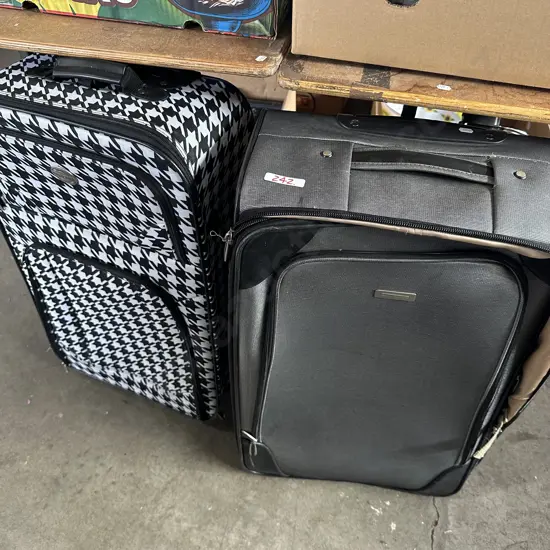 2 suitcases