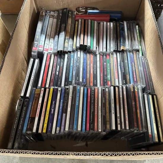 Box of CDs