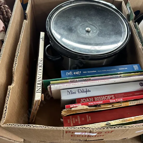 Slow cooker and cook books