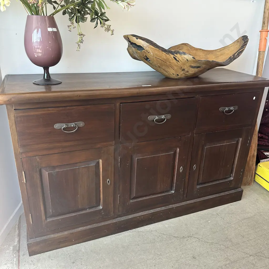 Dark Teak sideboard Image 1++