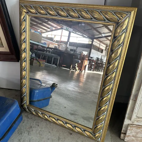 Modern mirror wooden frame 700 x 600