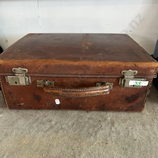 Small Leather suitcase