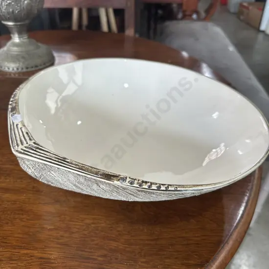 Nelson pottery shell bowl 35cm