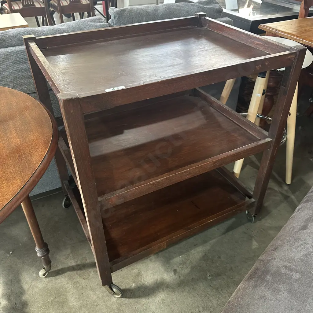Large colonial tea trolley Image 1++
